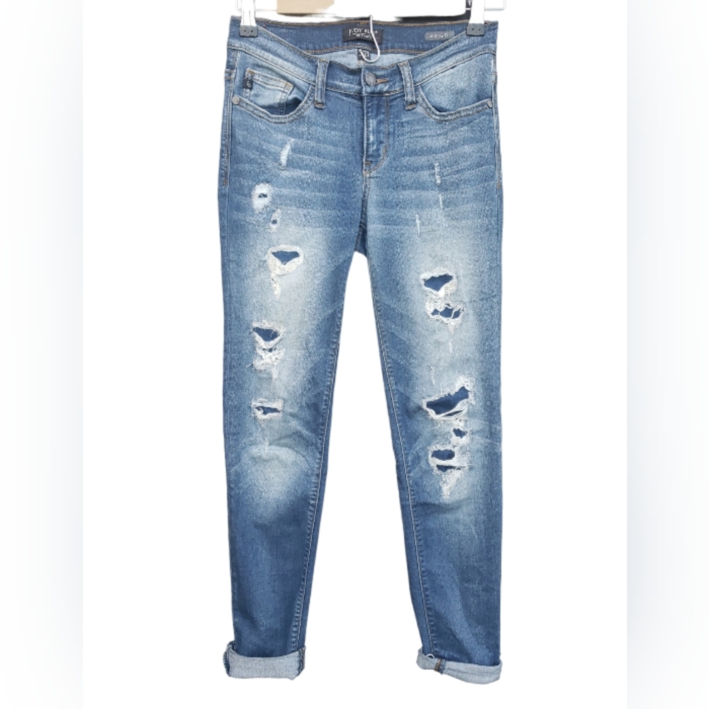 Judy Blue Skinny Fit Distressed Jeans Size 5/27